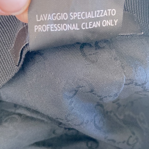 EUC [Gucci] Authentic Luxury Canvas Baseball Hat w/ Black/Green Web, Adjustable! - Picture 8 of 12